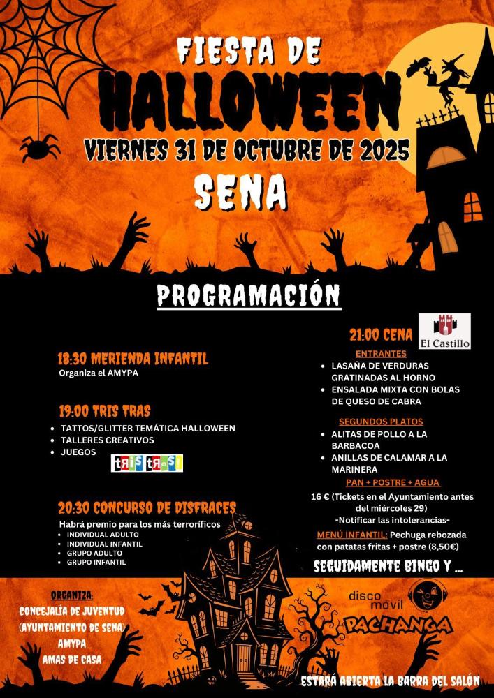 Imagen Sena celebra Halloween con una tarde de juegos, disfraces y música