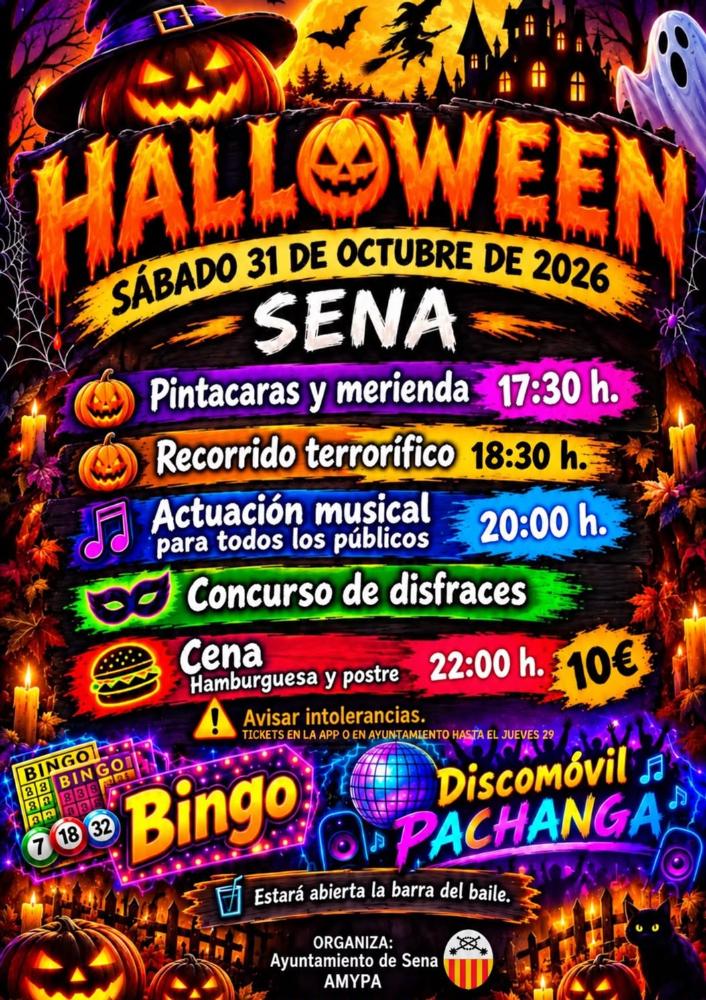 Imagen Sena celebrará Halloween con un recorrido terrorífico, disfraces, música y actividades para todas las edades